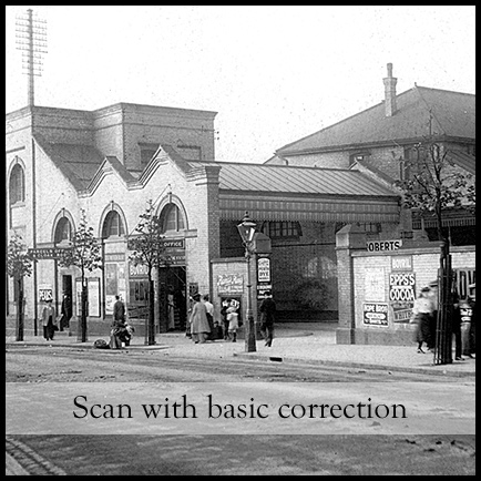 Basic scan after restoration